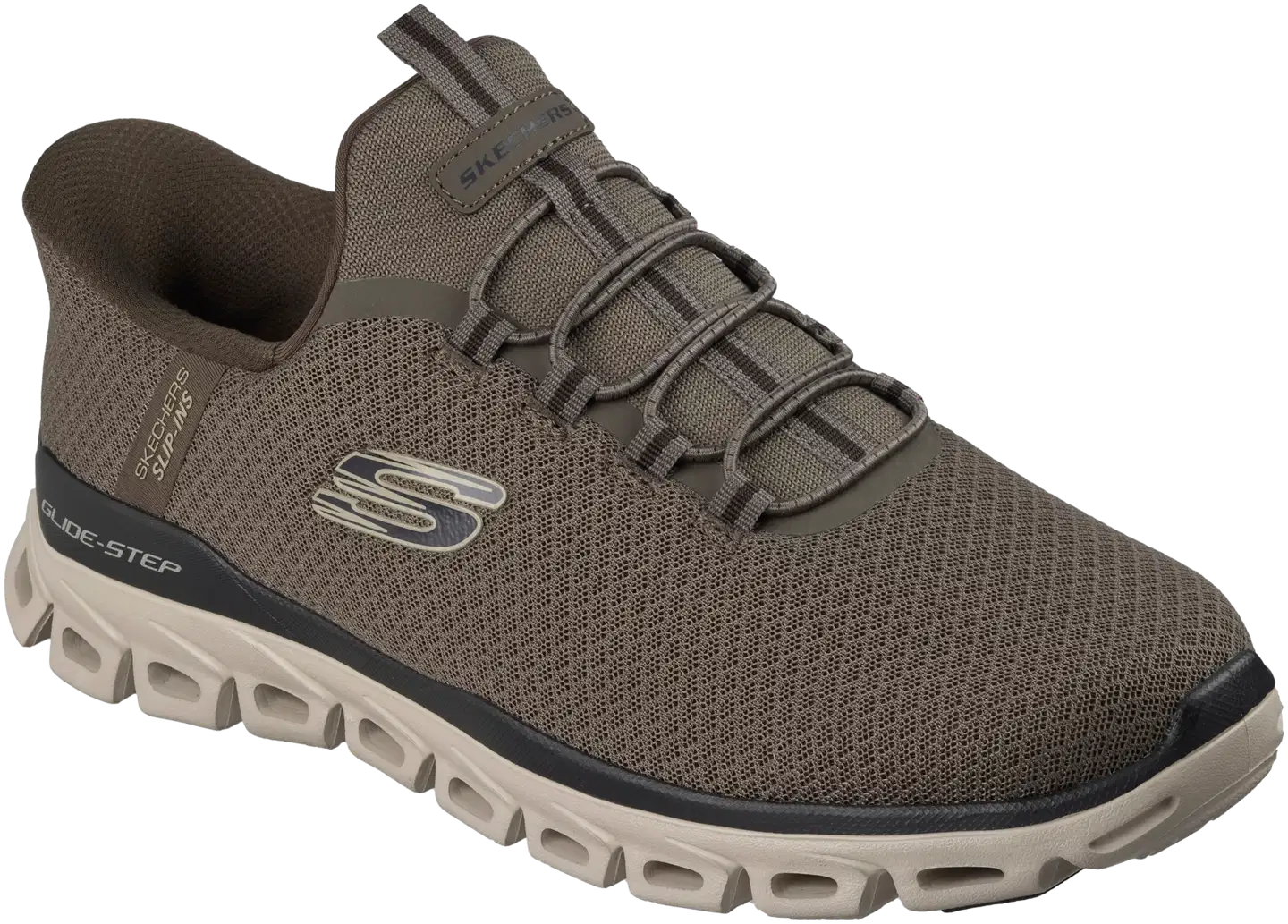 Skechers miesten vapaa-ajan lenkkari Glide-Step Noxus Brown - Brown - 1