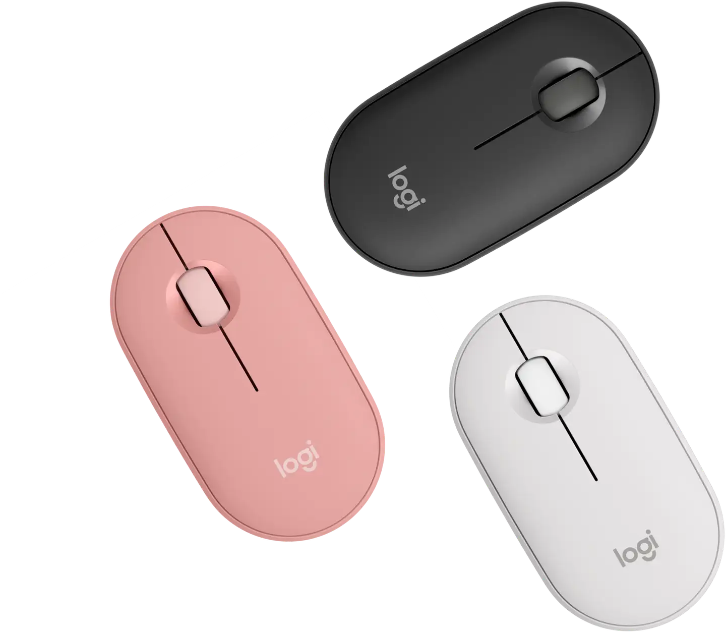 Logitech Hiiri M350s Pebble 2 - grafiitti - 3