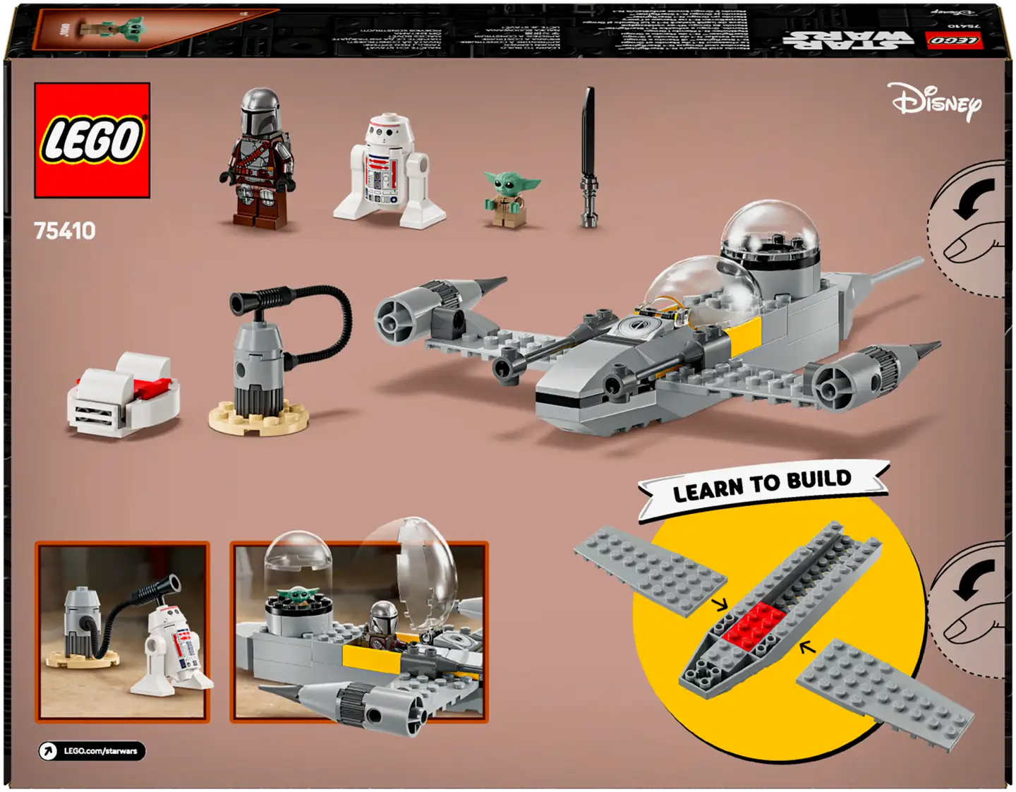 LEGO® Star Wars TM 75410 Mandon ja Grogun N-1-tähtihävittäjä - 3