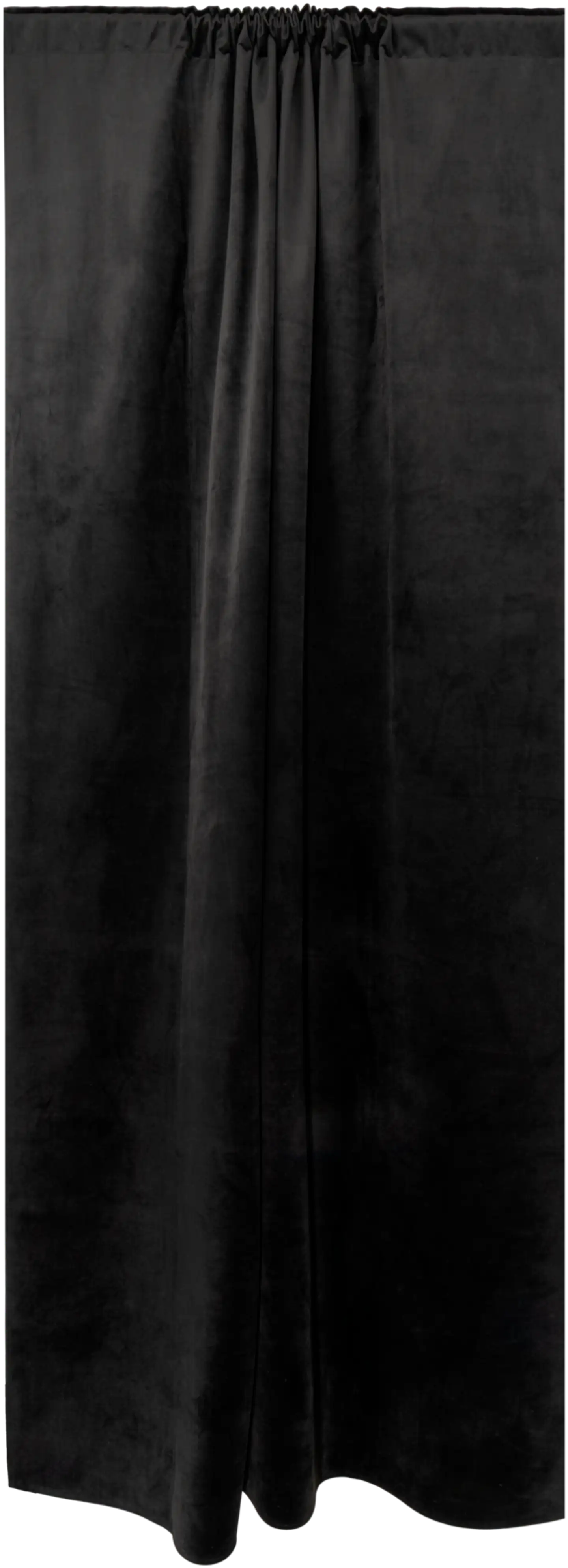 House pimennysverho Velvet 140x270 cm musta - 2