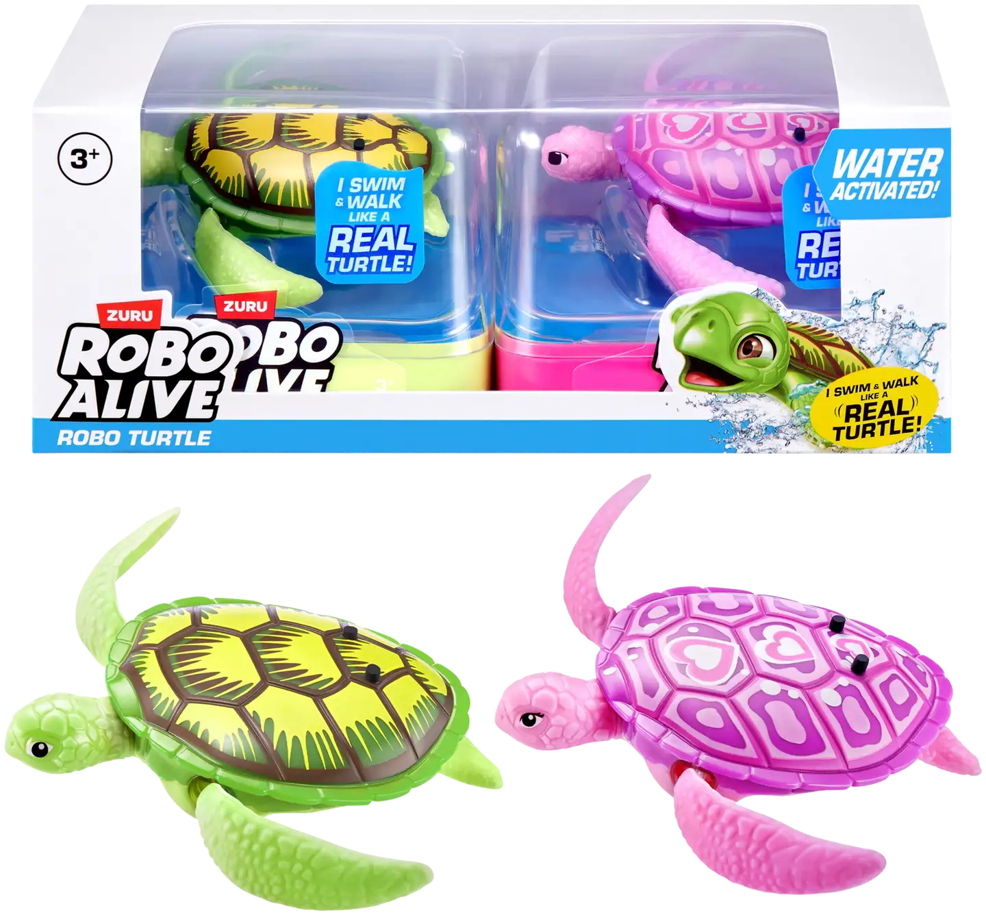 Robo Alive Robotic-Swimming Turtle 2-pack - 2