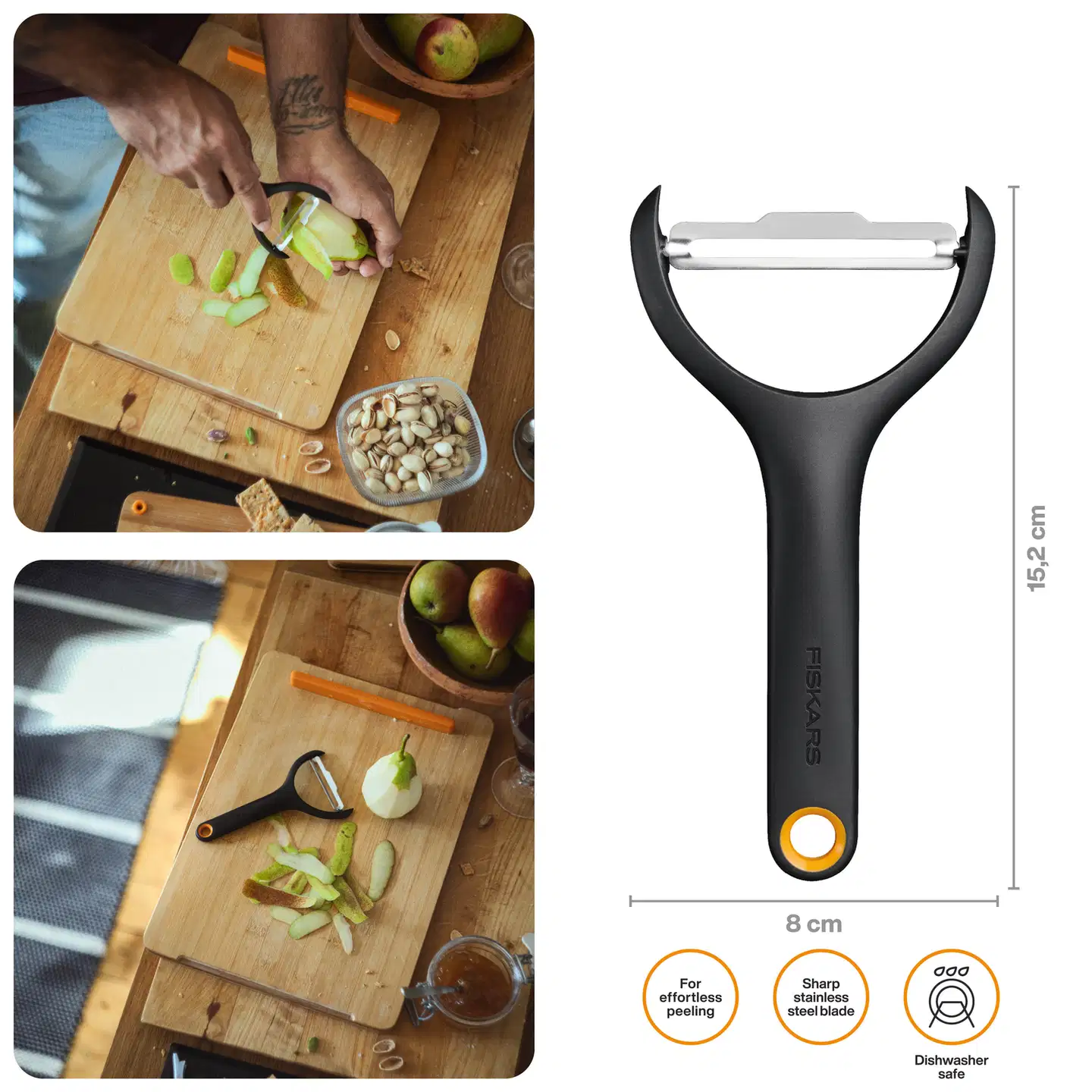 Fiskars FF vihanneskuorija Y-malli - 2