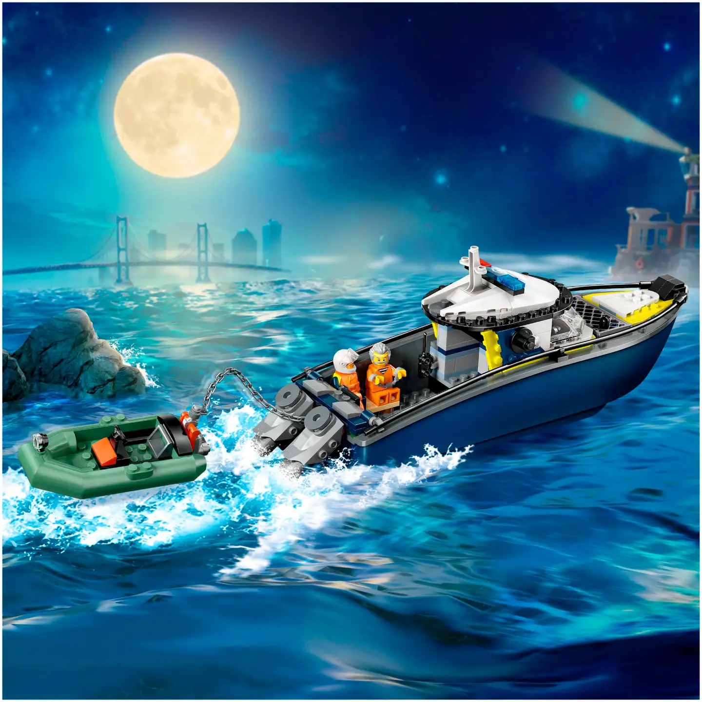 LEGO® City Police 60456 Takaa-ajo poliisiveneellä - 7