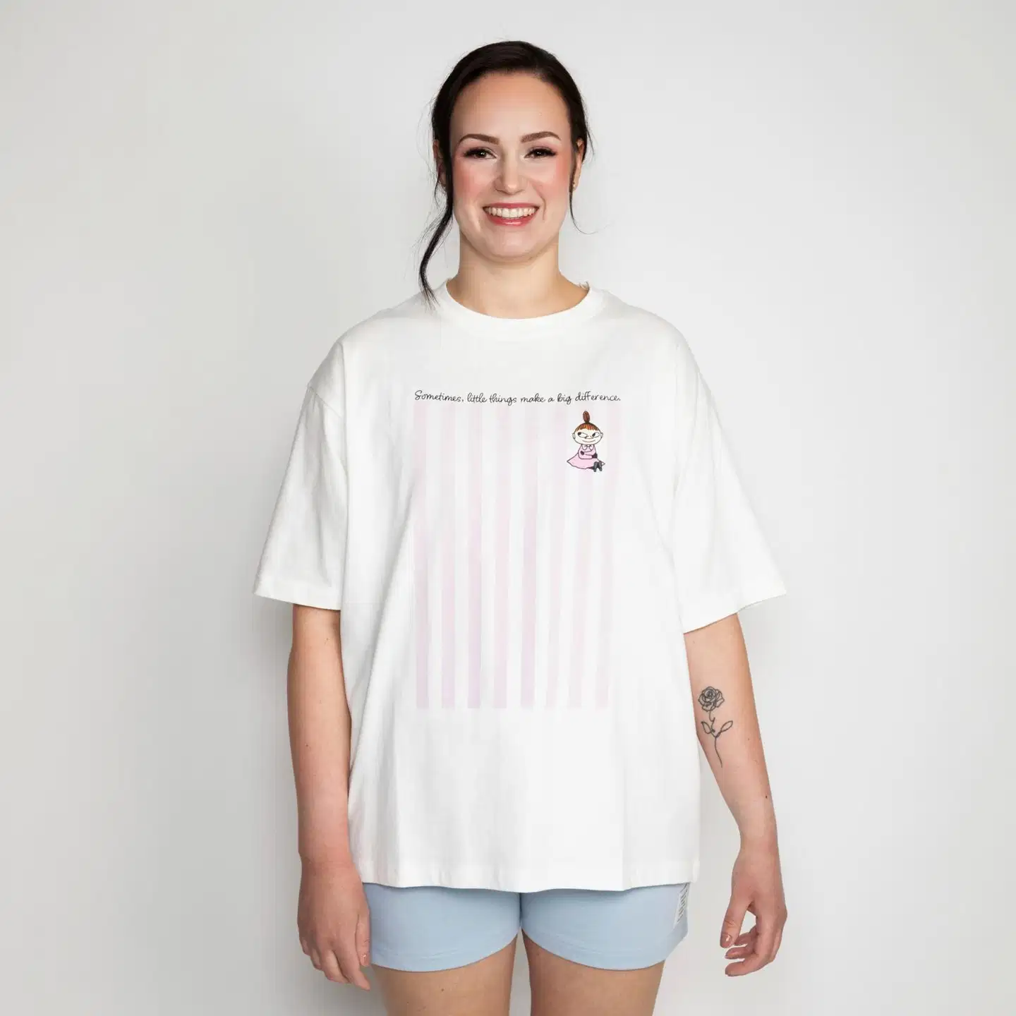 Muumi naisten t-paita Tuovi Little Things 591526 - Luonnonvalkoinen - 3