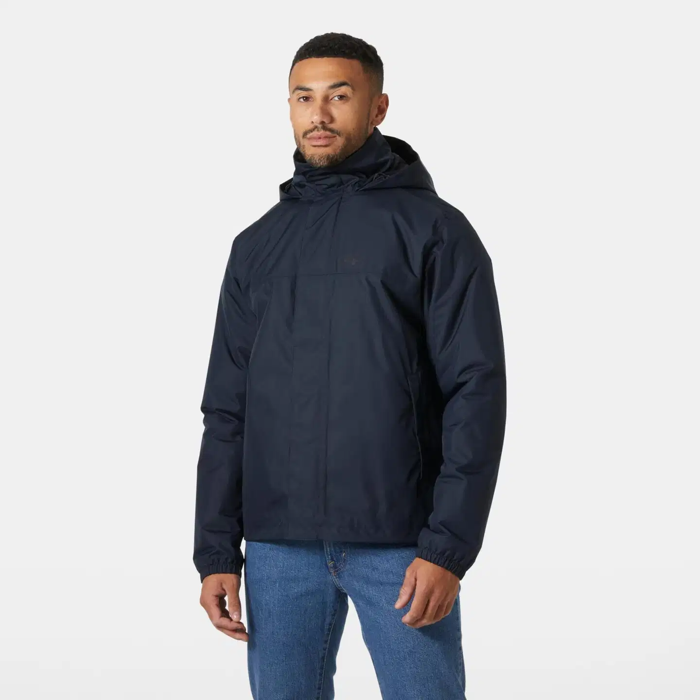Helly Hansen miesten kevytvanutakki Vancouver INS Rain 54484 - Navy - 3