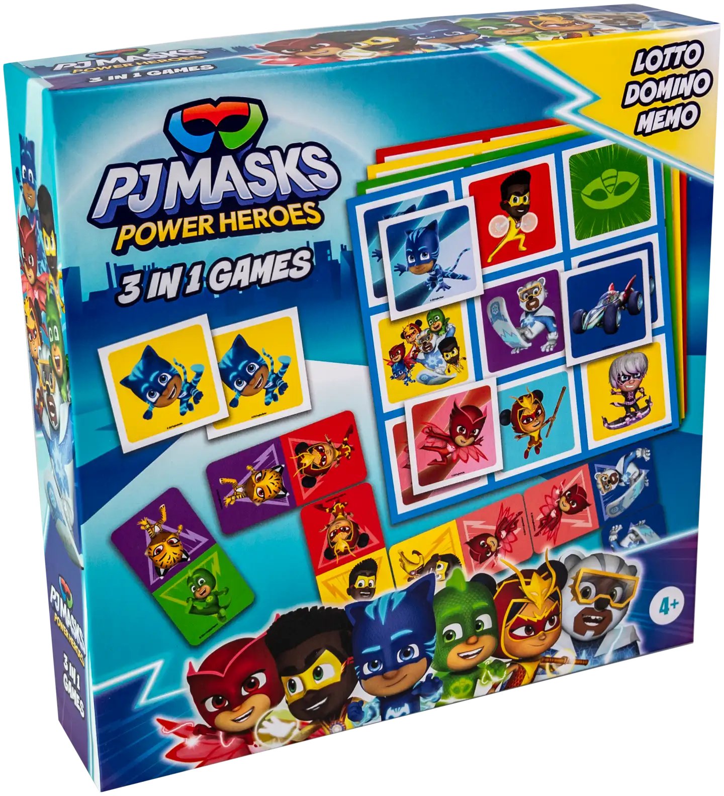 Tactic lautapeli PJ Masks 3 in 1 Lotto, Domino, Memo - 4