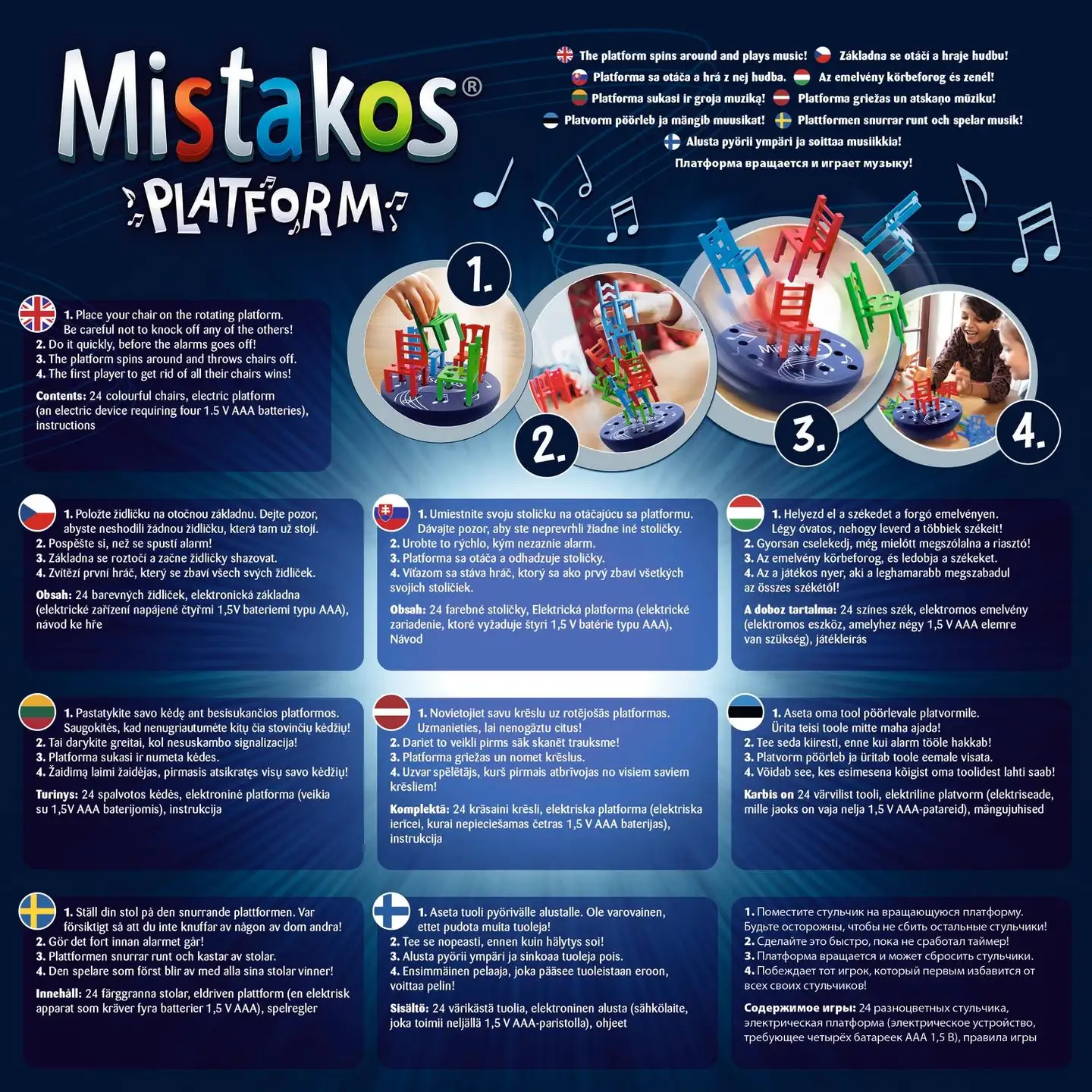 Trefl Lautapeli Mistakos platform - 2