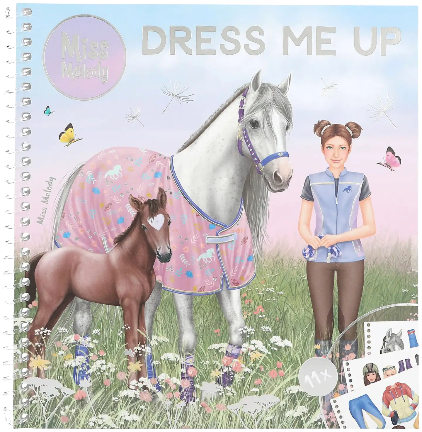 Miss Melody tarrakirja Dress Me Up - 1