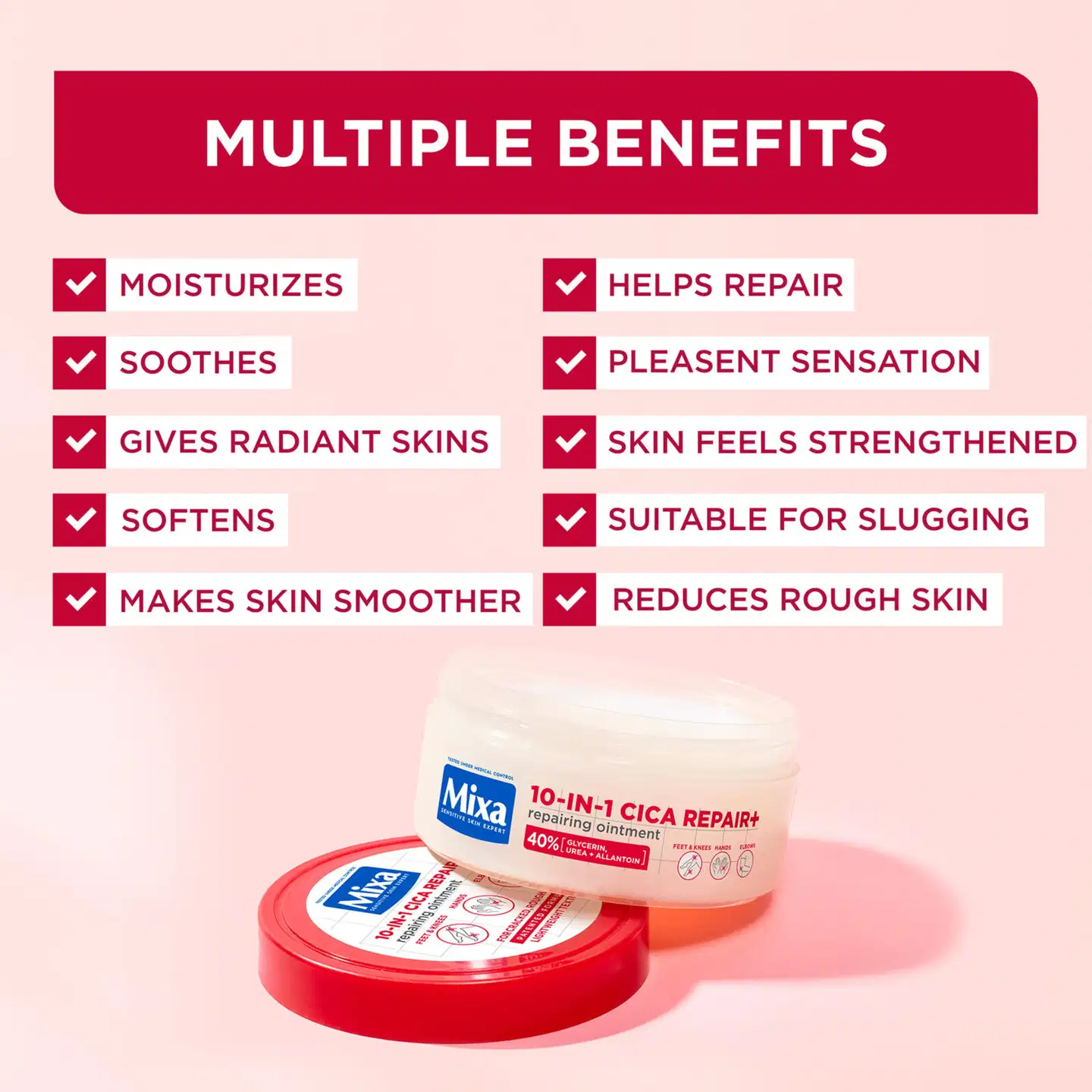 Mixa 10-in-1 Cica Repair+ korjaava voide - 2