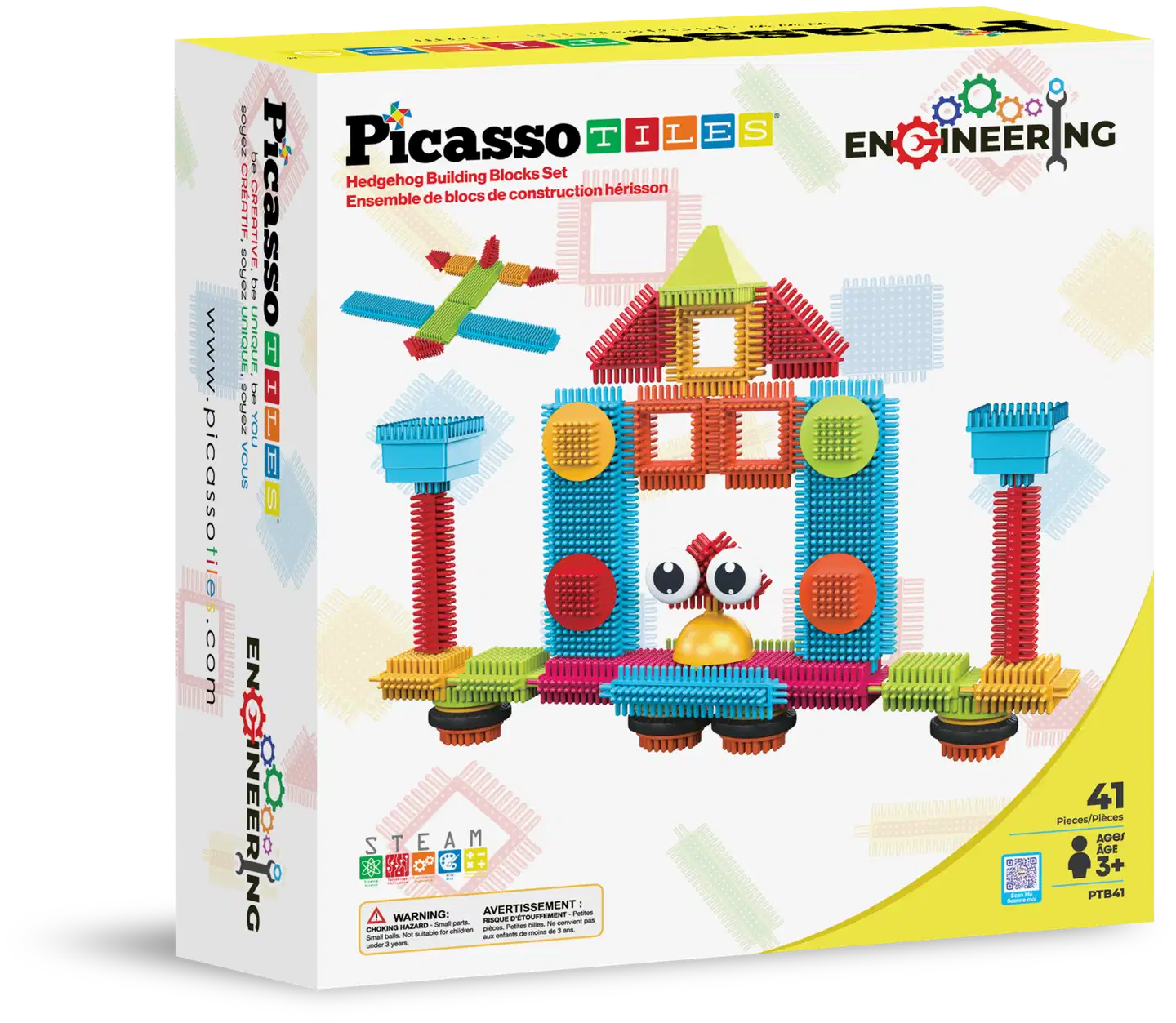 PicassoTiles lelu Bristlelock rakennussarja 41 osaa