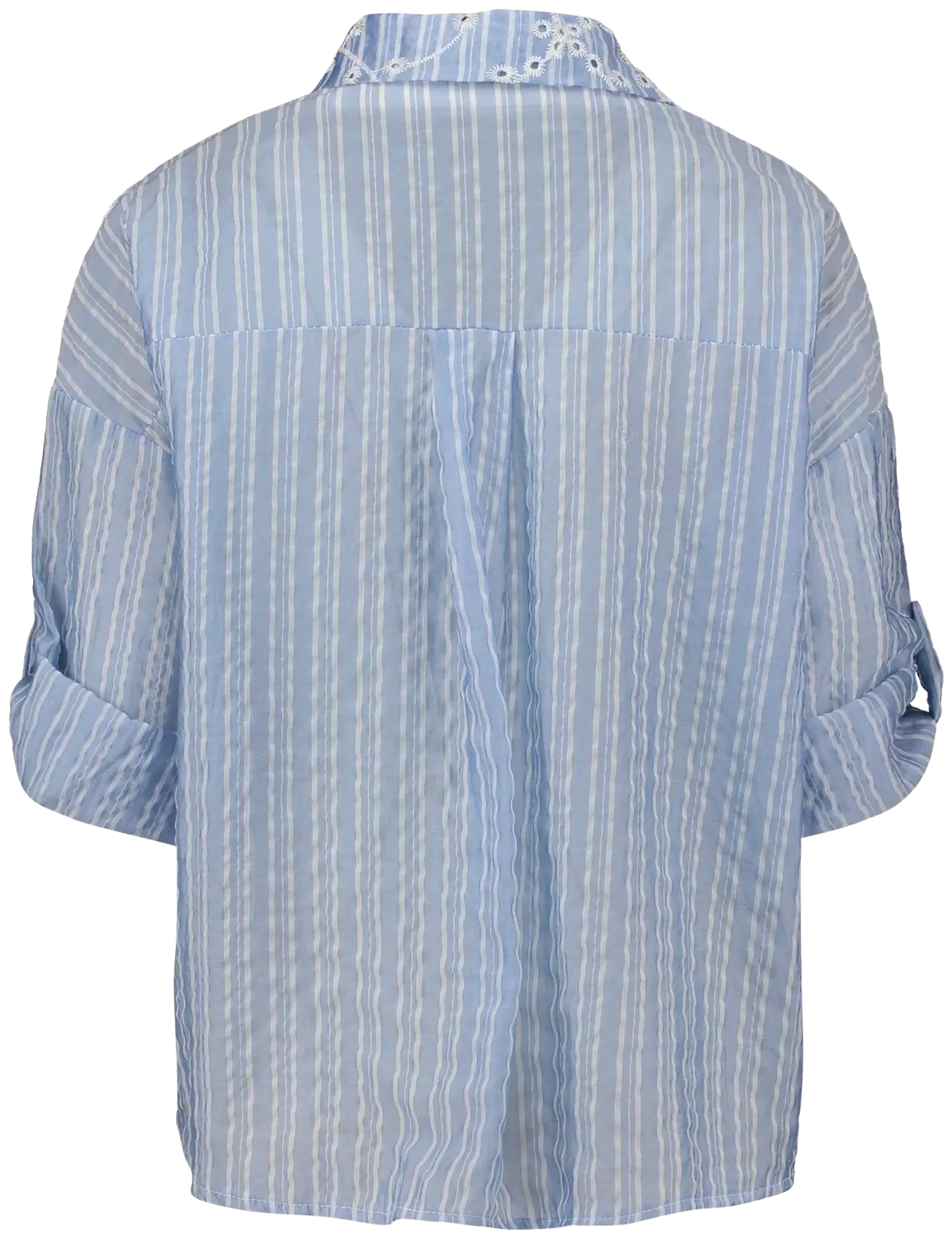 Hailys naisten paitis Ka44ta - blue stripe flower - 3