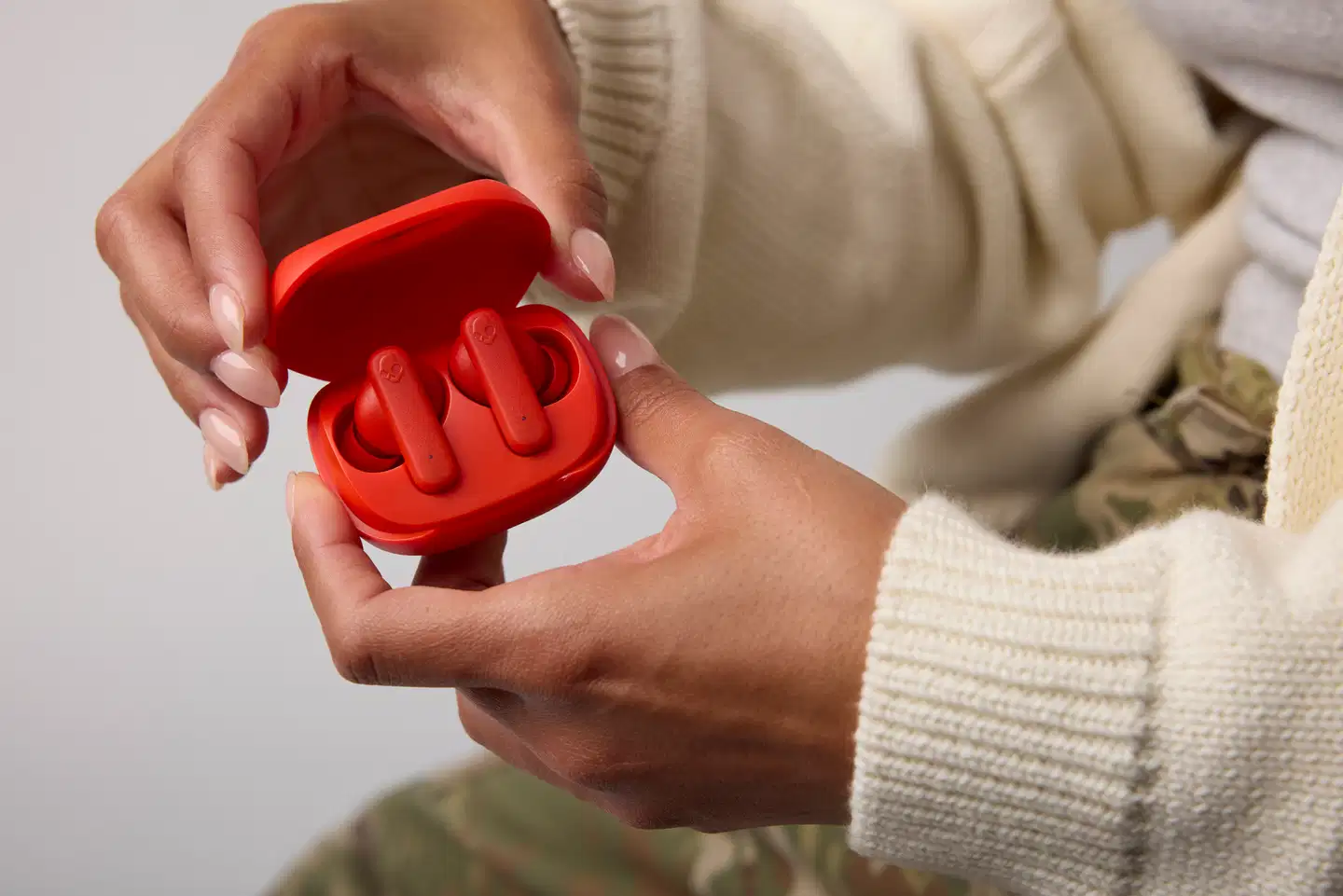 Skullcandy Bluetooth nappikuulokkeet Smokin Buds flame - 3