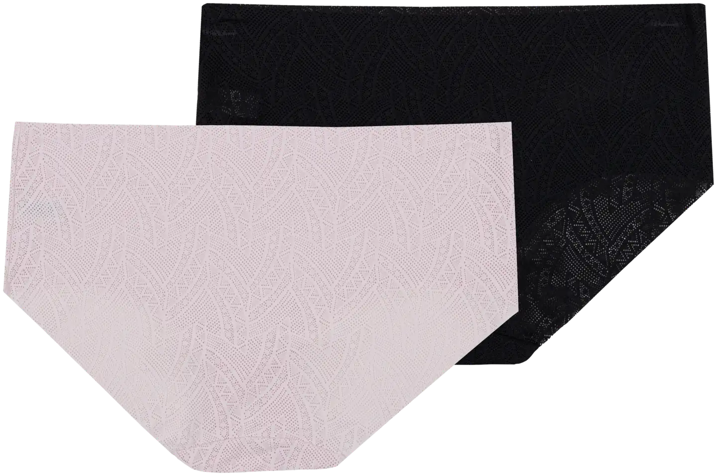 Actuelle naisten hipsterit 210A082613 2-pack - Black/Pale lilac - 2