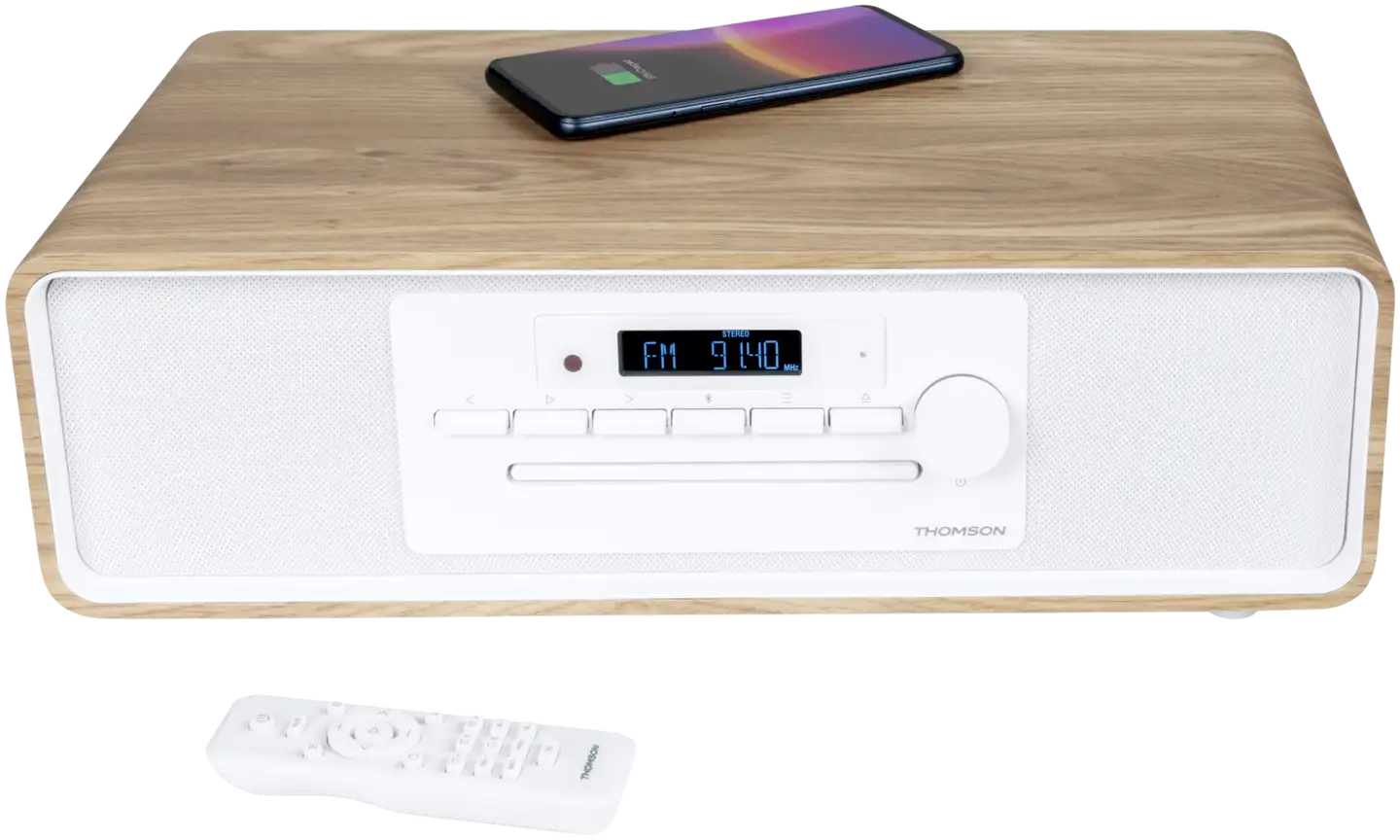 Thomson mikrohifijärjestelmä MIC301IBT puu/valkoinen - 3