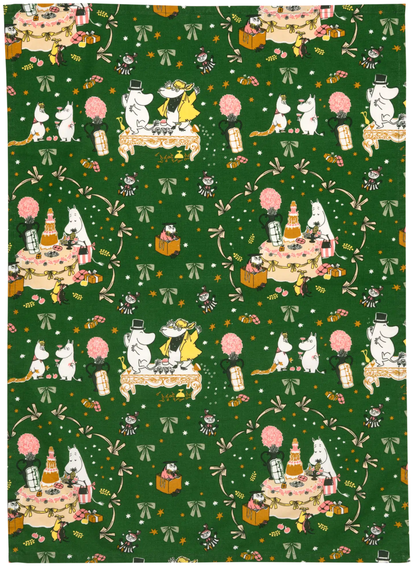 Moomin Arabia Muumi keittiöpyyhe 50x70cm Lahjana Rakkaus GOTS