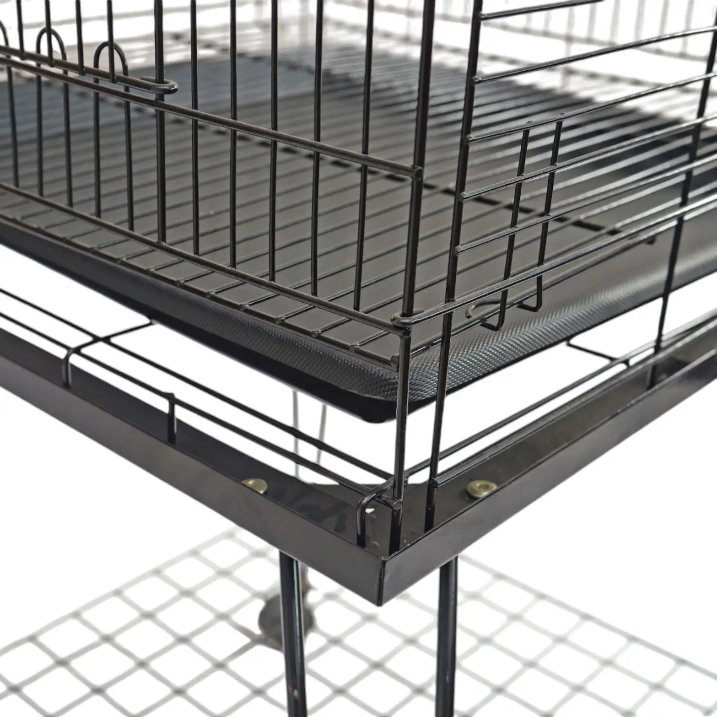 Trekker lintuhäkki 51x51x139 cm musta - 6