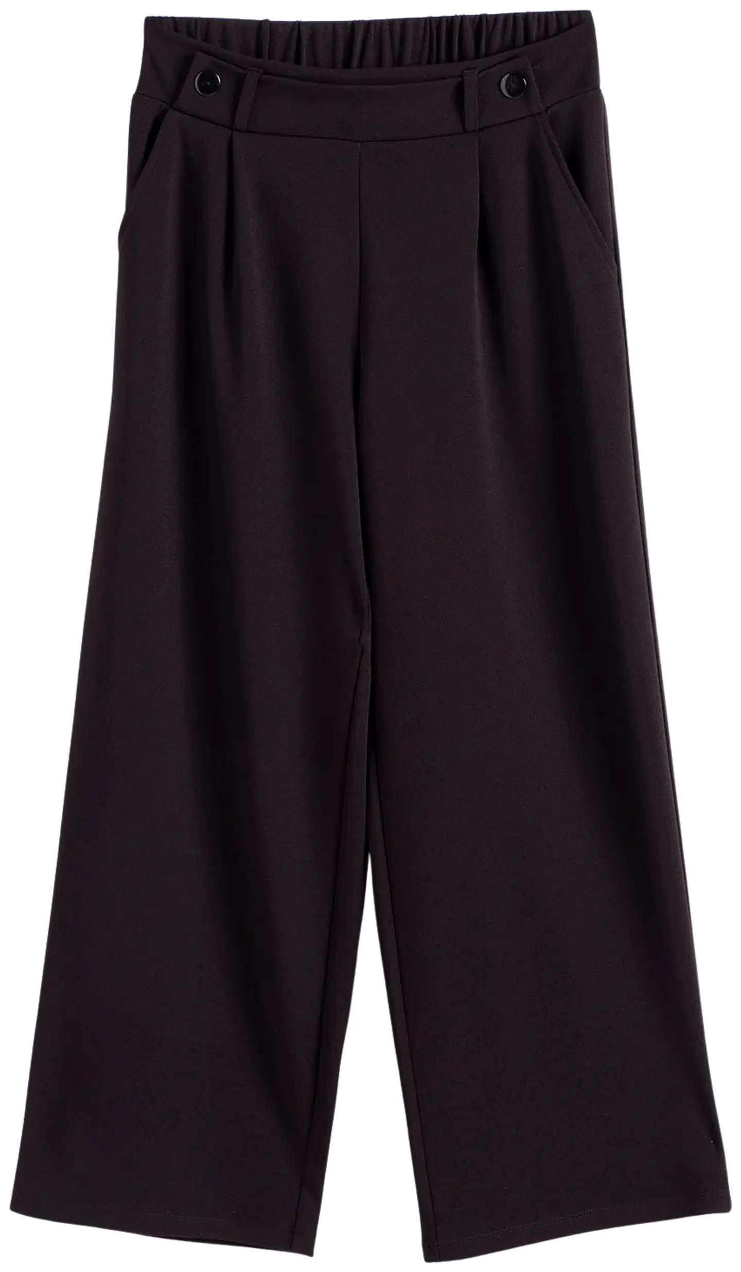 TEX naisten housut napeilla I28159 - BLACK 1 - 2