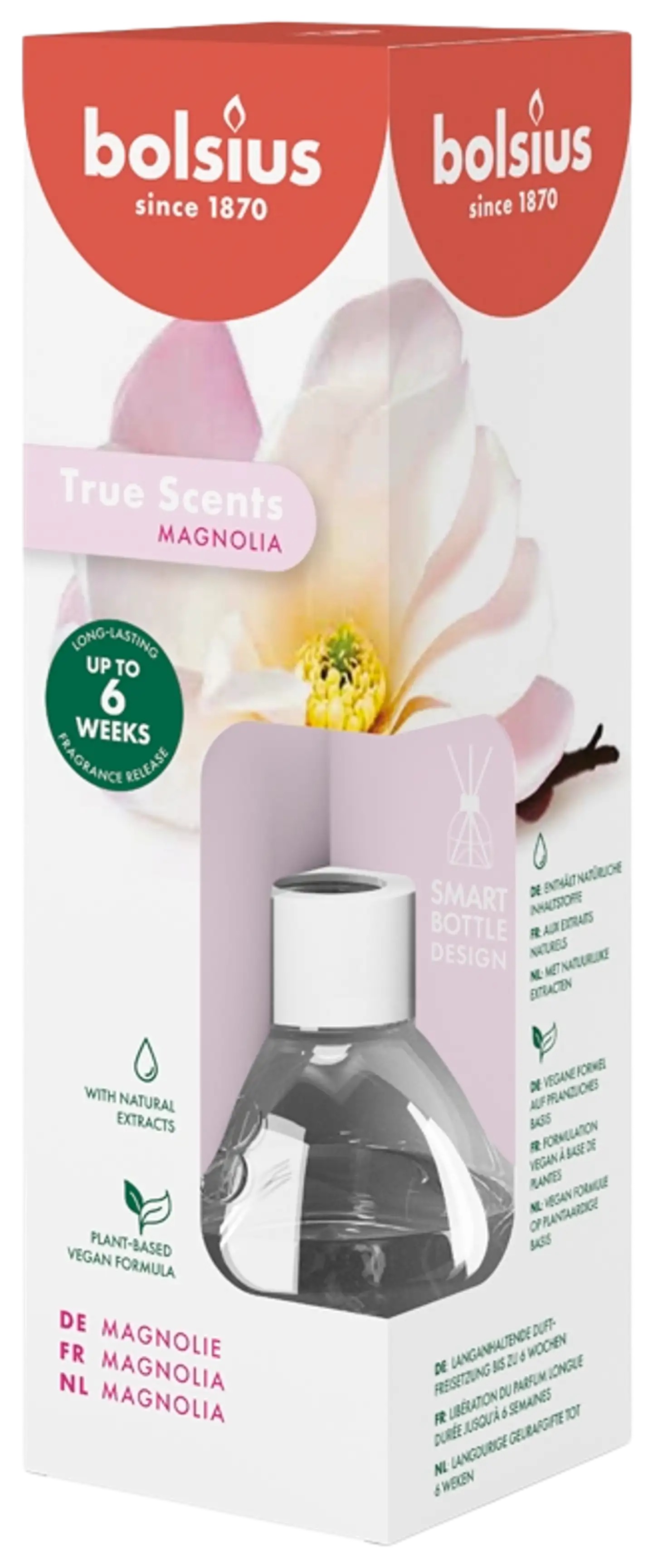 Bolsius True Scents – huonetuoksu – Magnolia - 60 ml - 1