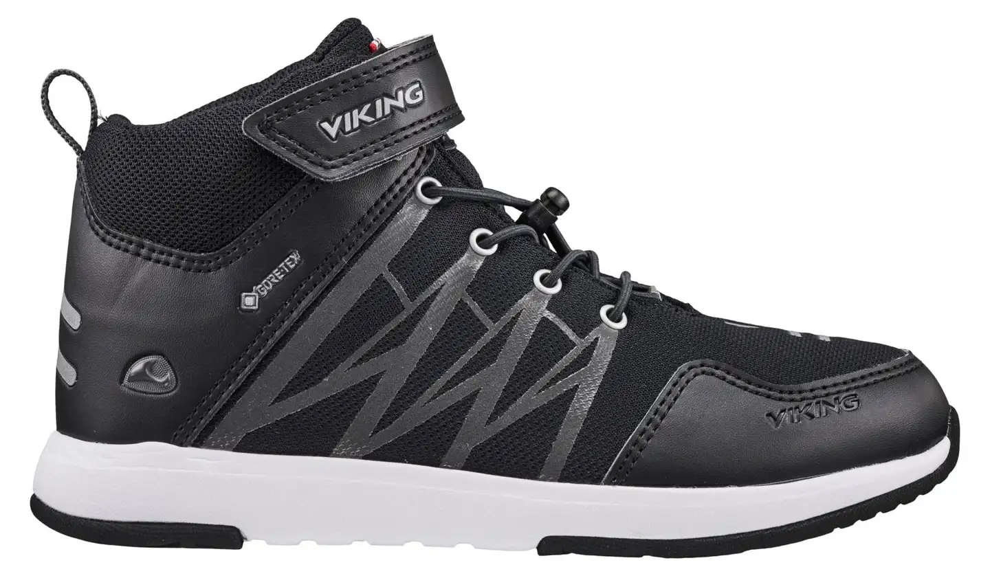 Viking lasten GTX jalkineet 3-51100 Oppsal Reflex Mid - Black/Charcoal