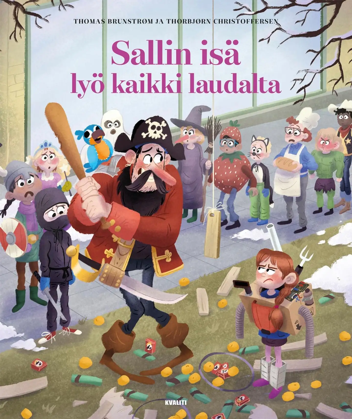 Brunstrøm, Sallin isä lyö kaikki laudalta