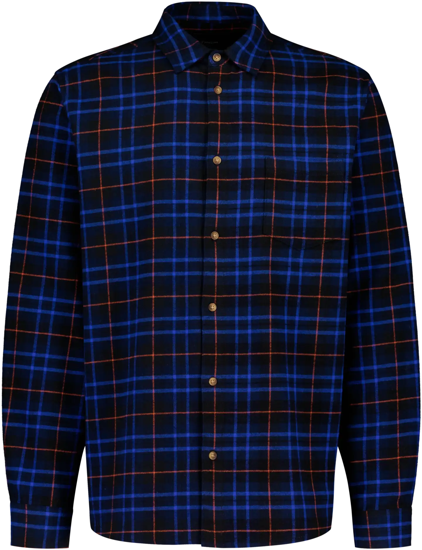 Finlayson miesten flanellipaita Tartaani - Dark blue check - 1