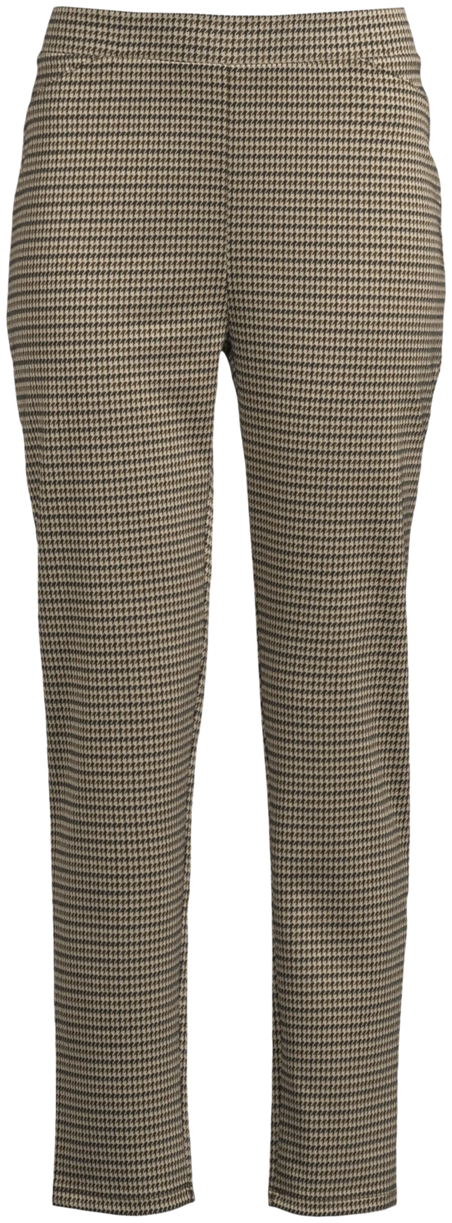 London Fog naisten jaquard-leggingsit 222L263309 - brown aop - 2