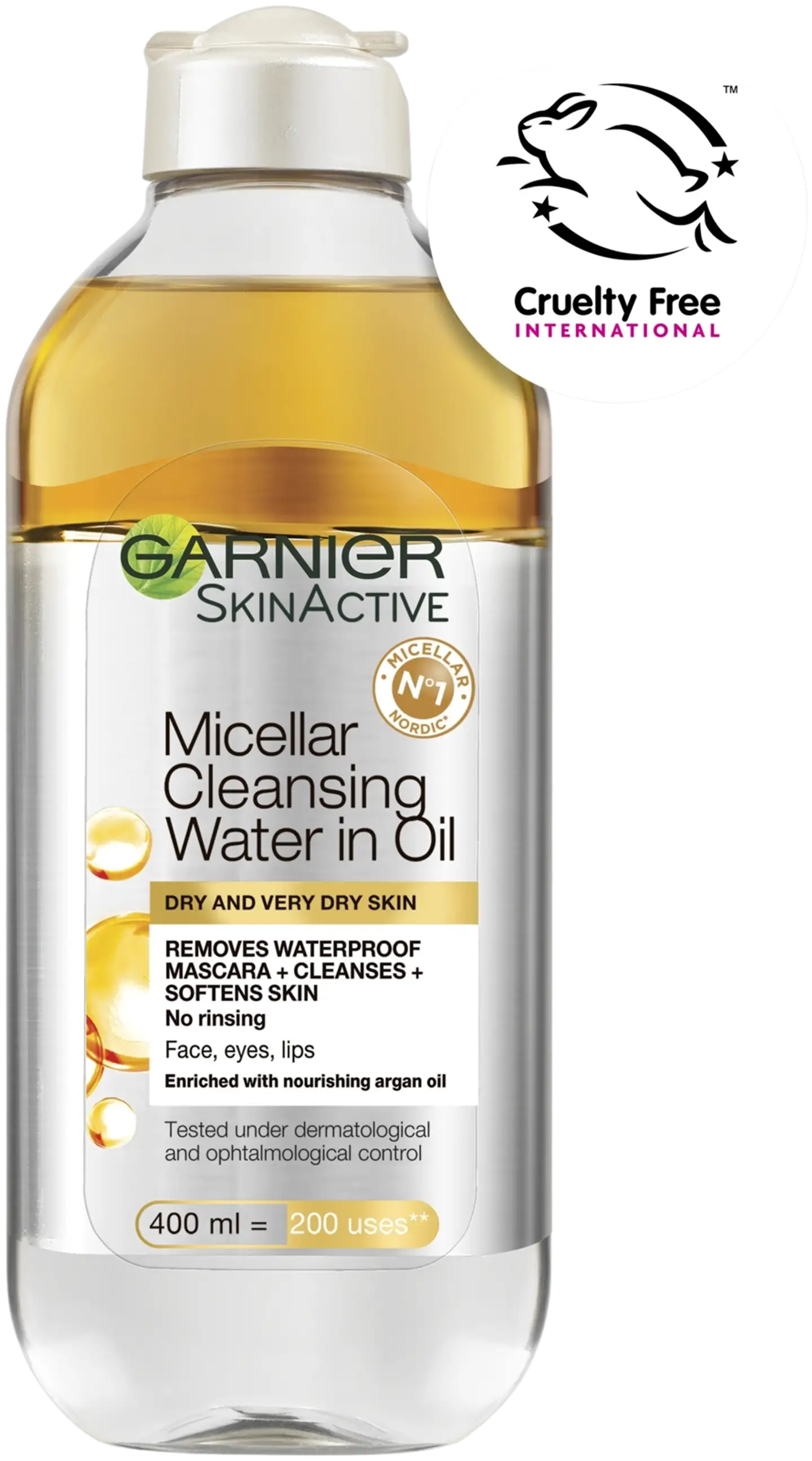 Garnier Micellar micellar-puhdistusvesi kuivalle iholle 400 ml - 2