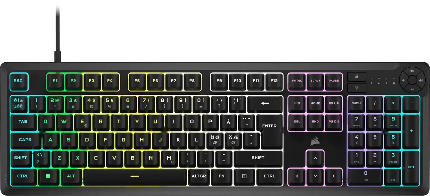 Corsair Pelinäppäimistö K55 Core Black