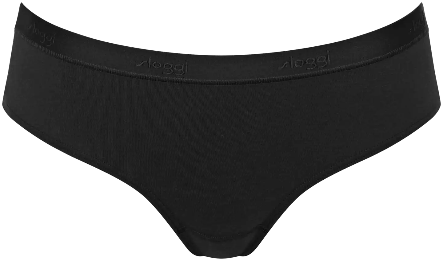 Sloggi naisten hipster alushousut go casual h 2-pack - BLACK - 2