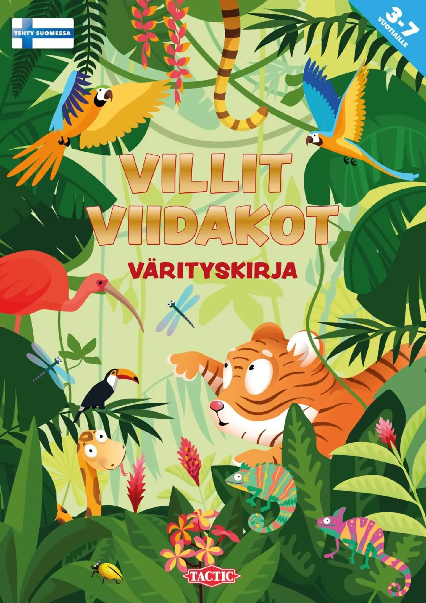 Villit viidakot värityskirja