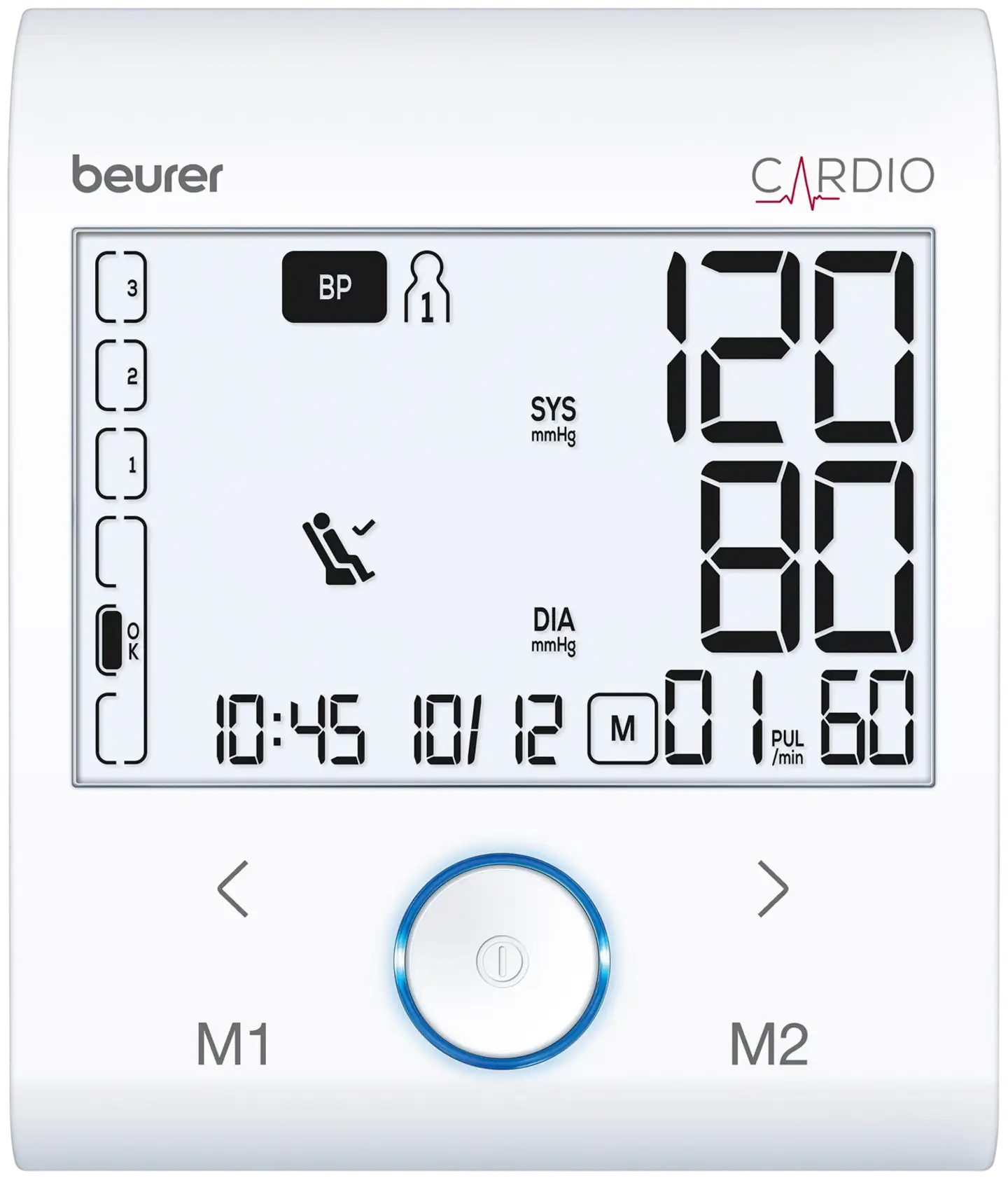 Beurer Verenpainemittari BM96 Cardio Bluetooth, EKG - 2