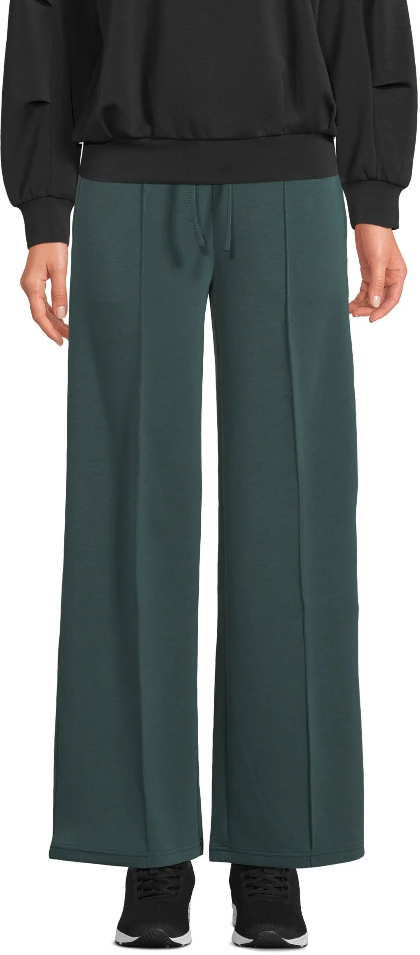 WKLY. naisten leveälahkeiset scuba-joggersit 222W300315 - Green Gables - 1