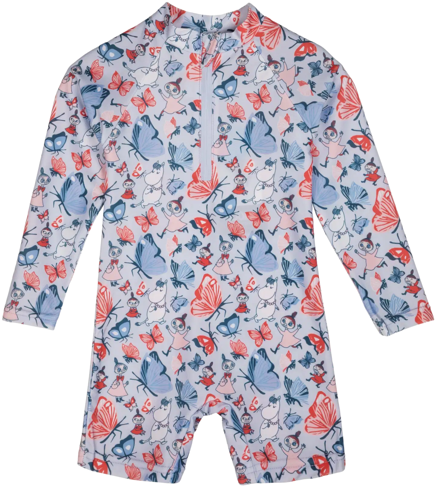 Muumi Vauvojen uima-asu Perhospuisto 591760 - Vaaleansinine - 1