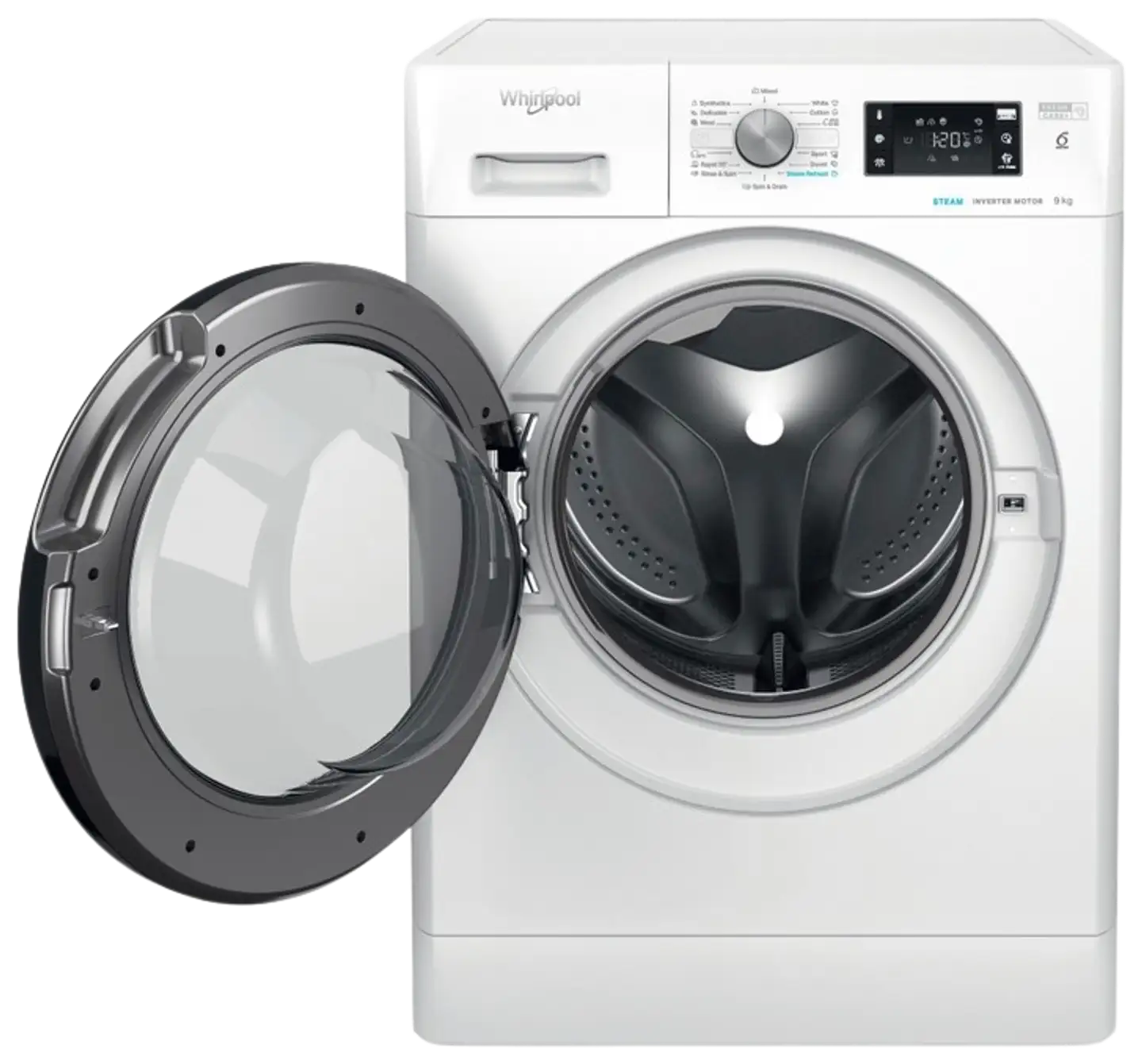 Whirlpool edestä täytettävä pyykinpesukone FFB 9469 BV EE valkoinen - 3