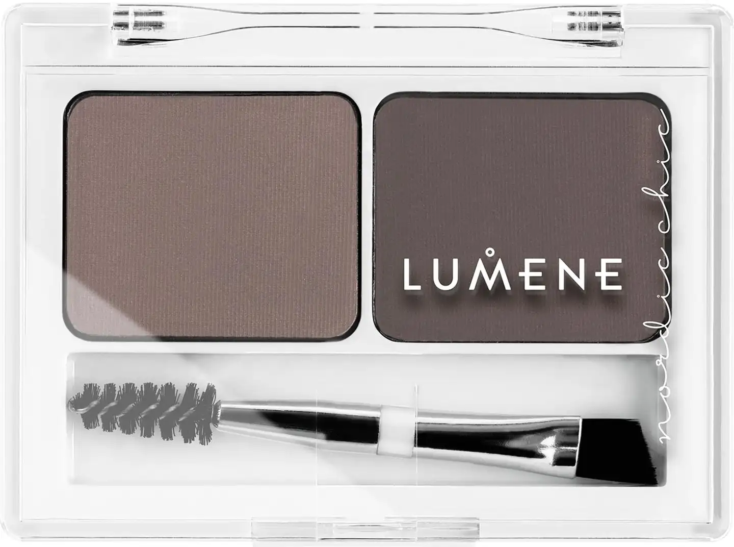 Lumene Nordic Chic Puuterimainen Kulmaväri Medium Brown 3,6g