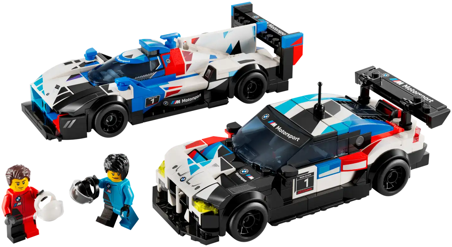 LEGO® Speed Champions 76922 BMW M4 GT3 ja BMW M Hybrid V8 kilpa-autot - 4