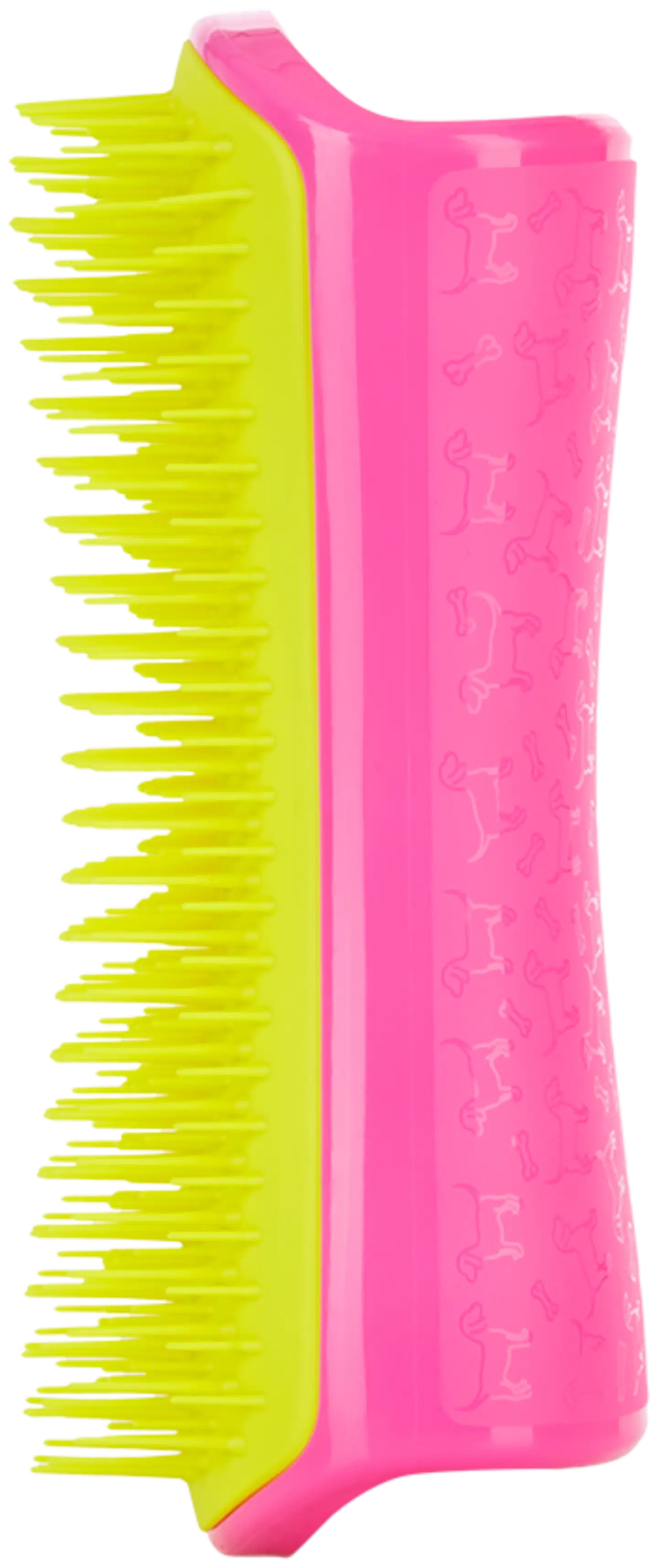 Pet Teezer Detangling & Dog Grooming Brush Pink & Yellow - 2