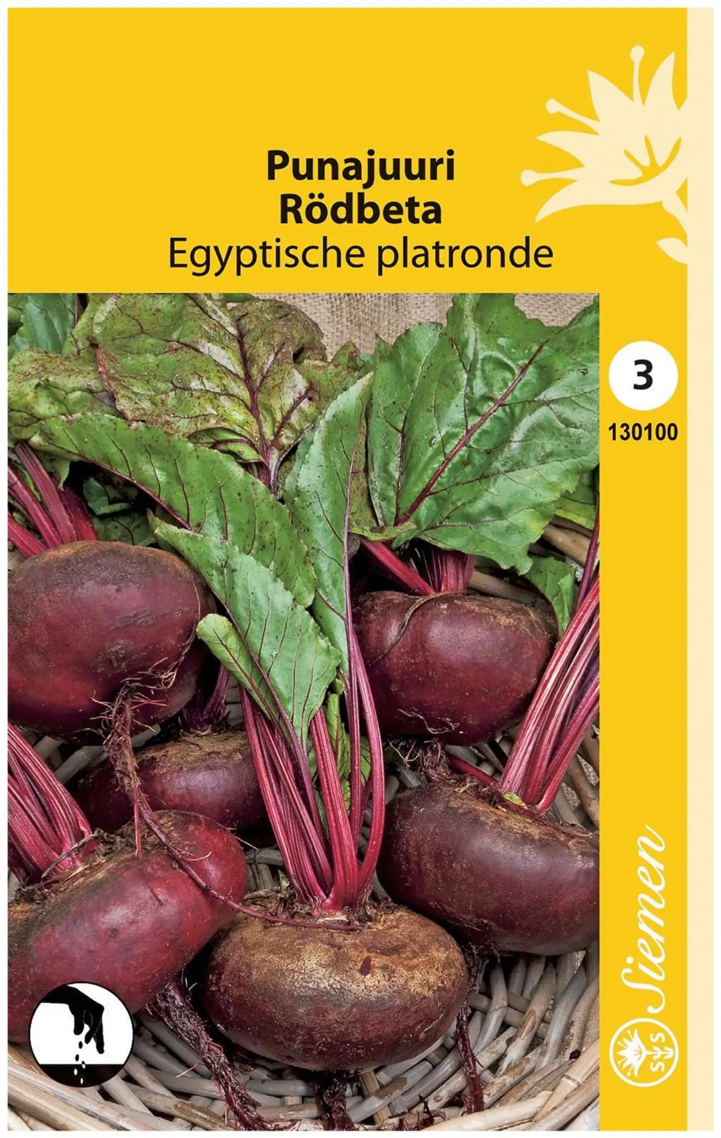 Punajuuri Egyptische Platronde