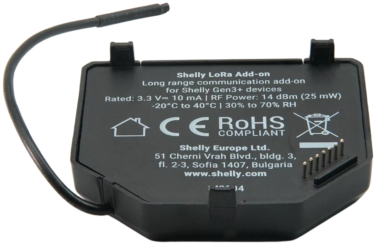 Shelly LoRa lisäosa - 2