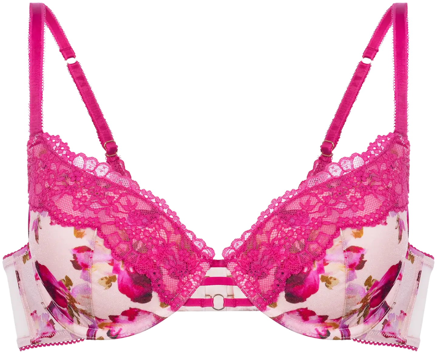 Dorina naisten topatut rintaliivit Darla FXTT0133 - PINK PRINT - 1