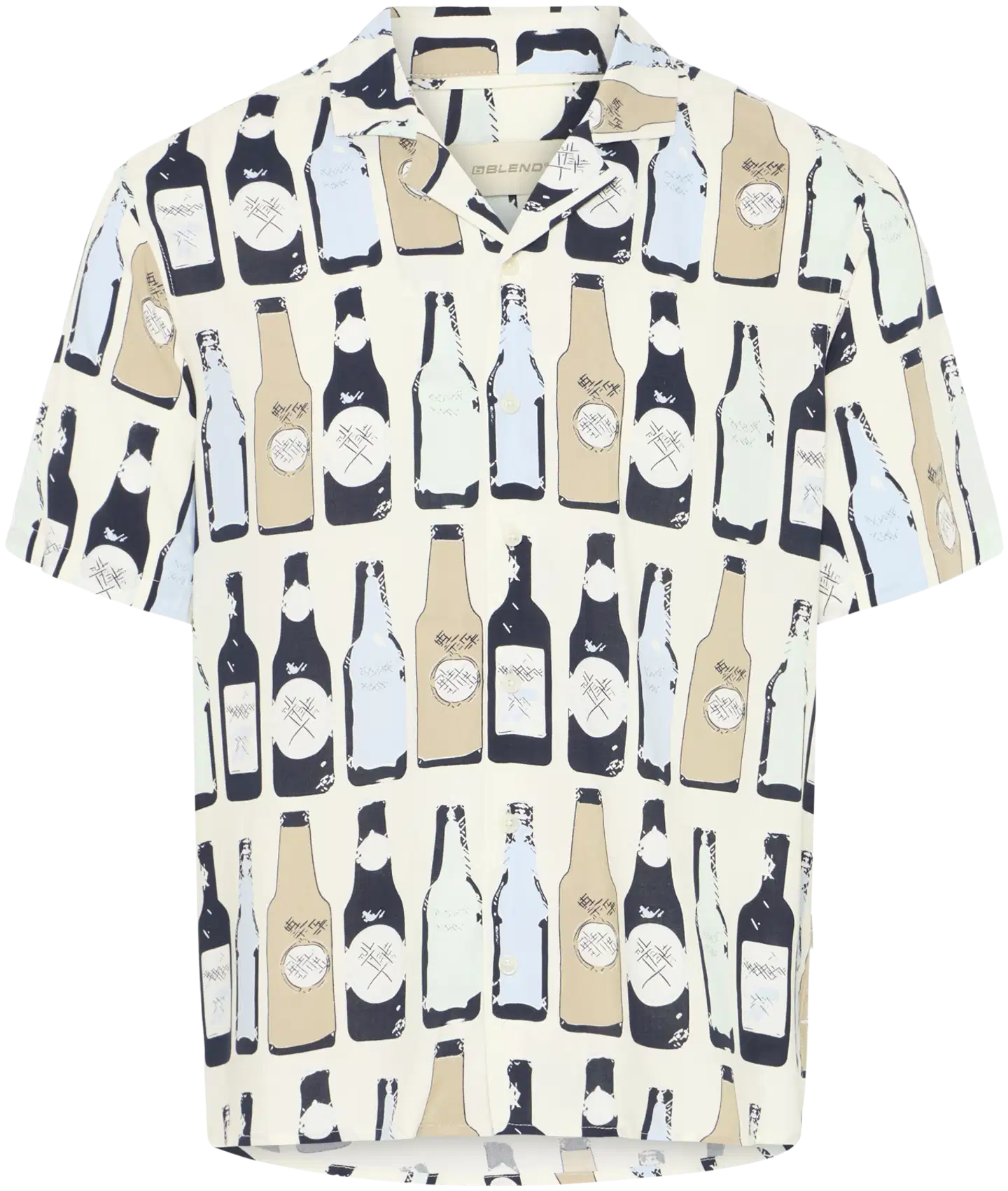 Blend miesten kuosillinen kesäpaita BHAnvar - vanilla ice - 1