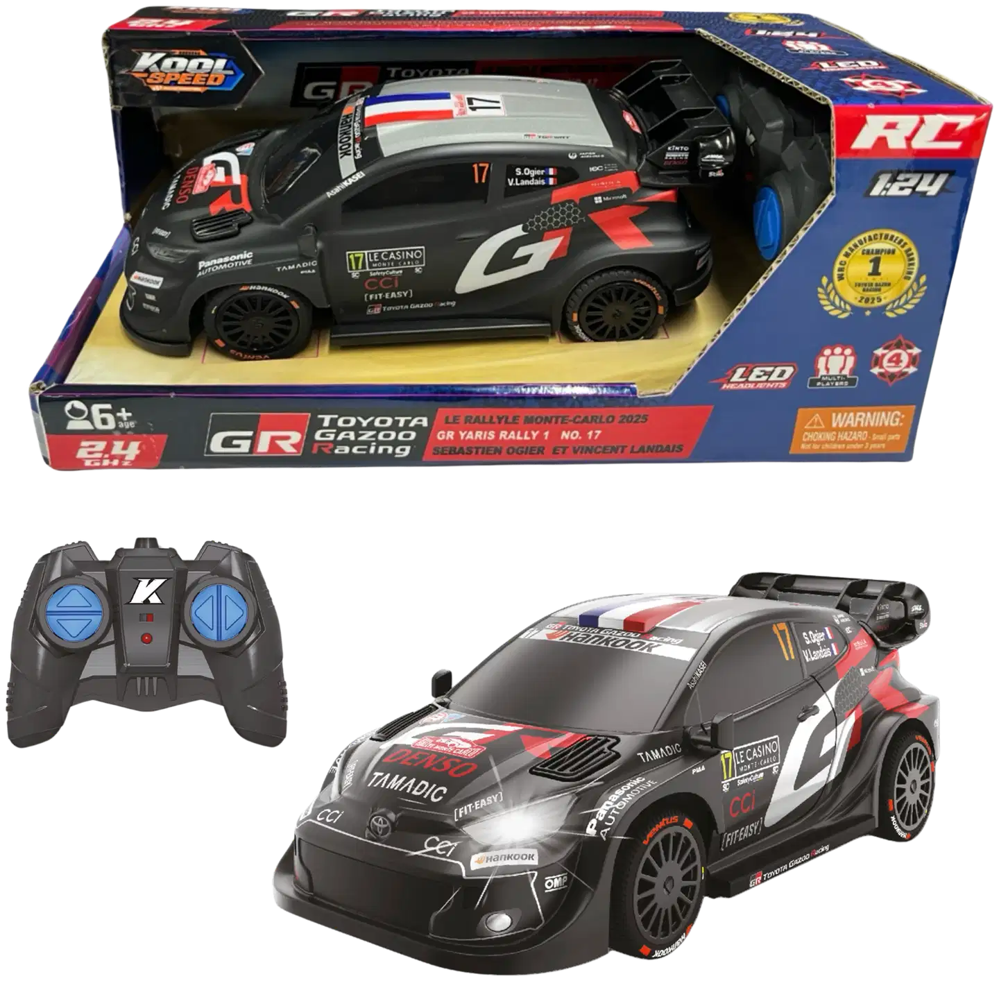 Koolspeed Toyota Gazoo Racing GR Yaris RC 1:24 - 1