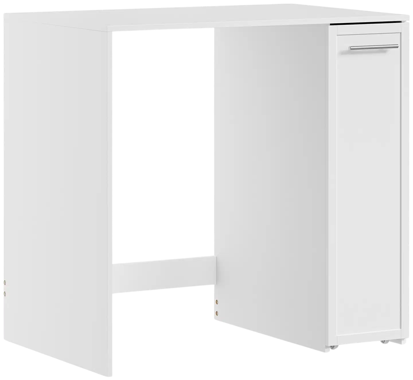 SoBuy pesukonekaappi valkoinen BZR229-W - 3