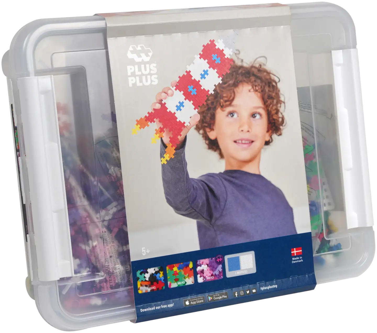 Plus-Plus 2400 palaa sekä säilytyslaatikko - 1