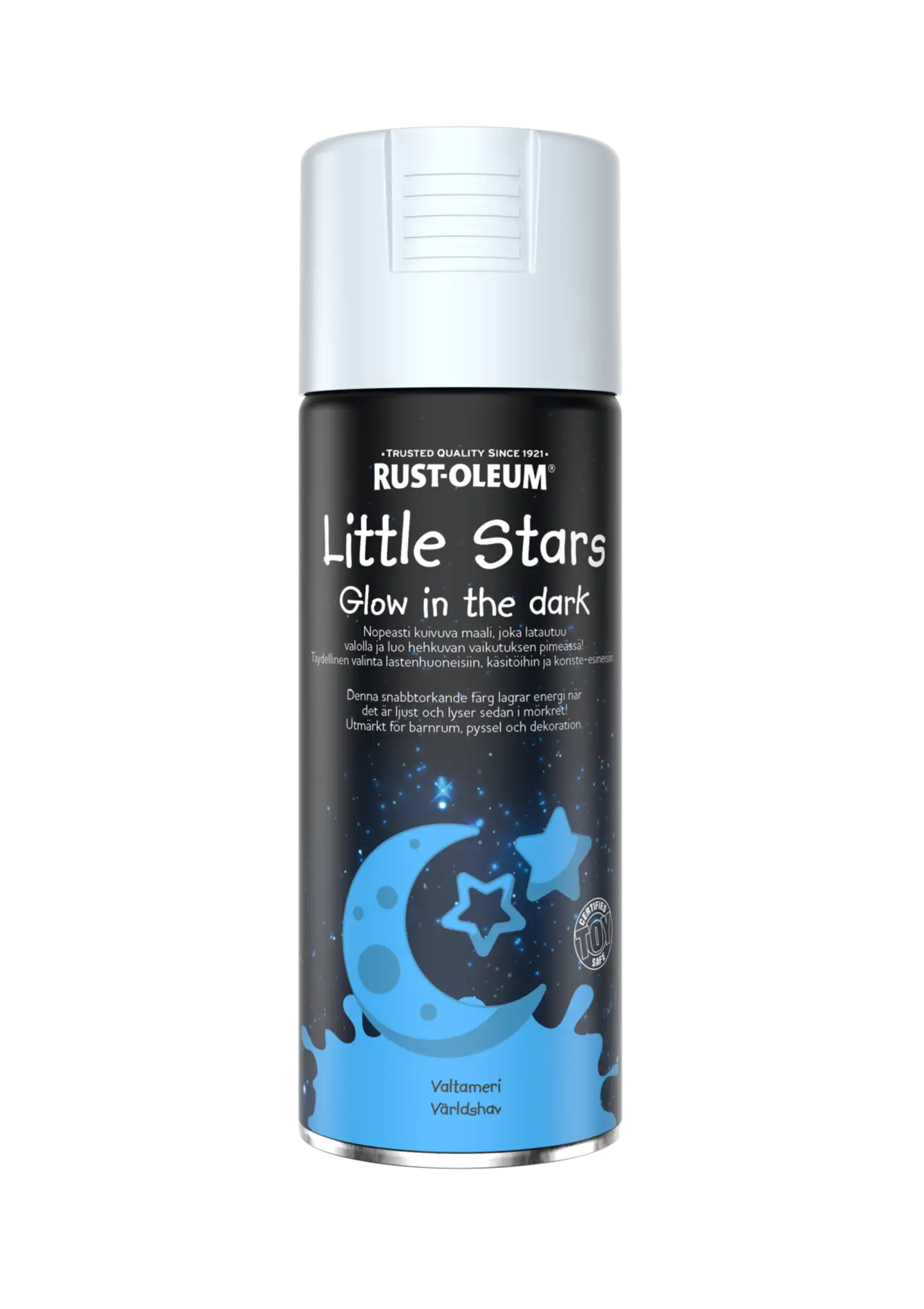 Rust-Oleum Little Stars Glow in the Dark pimeässä hohtava 400ml Spray Valtameri - 1