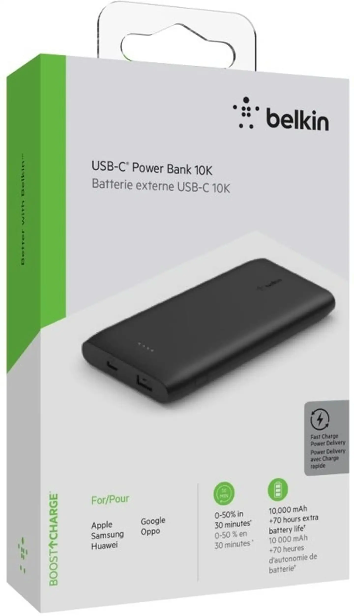 Belkin varavirta USB-C 18w, musta