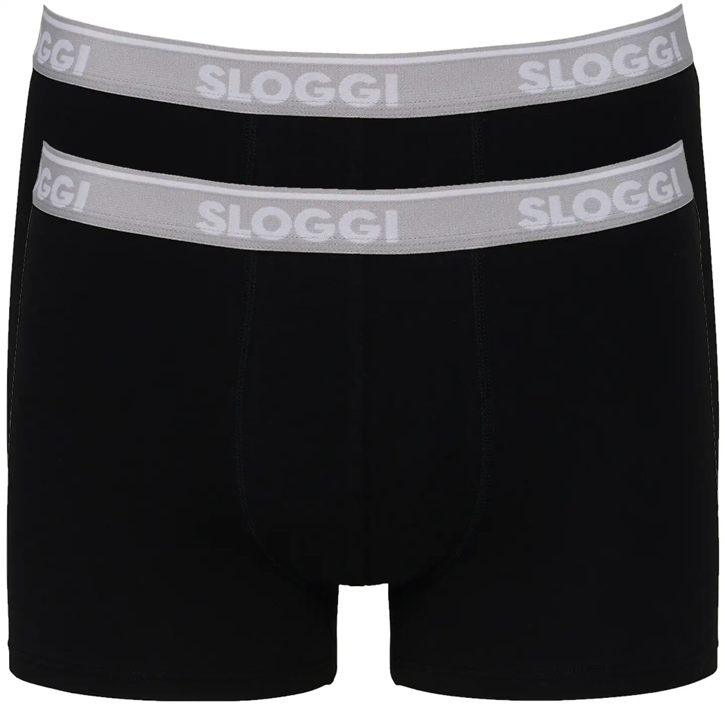 Sloggi miesten short 2P 10201634 - BLACK - 2