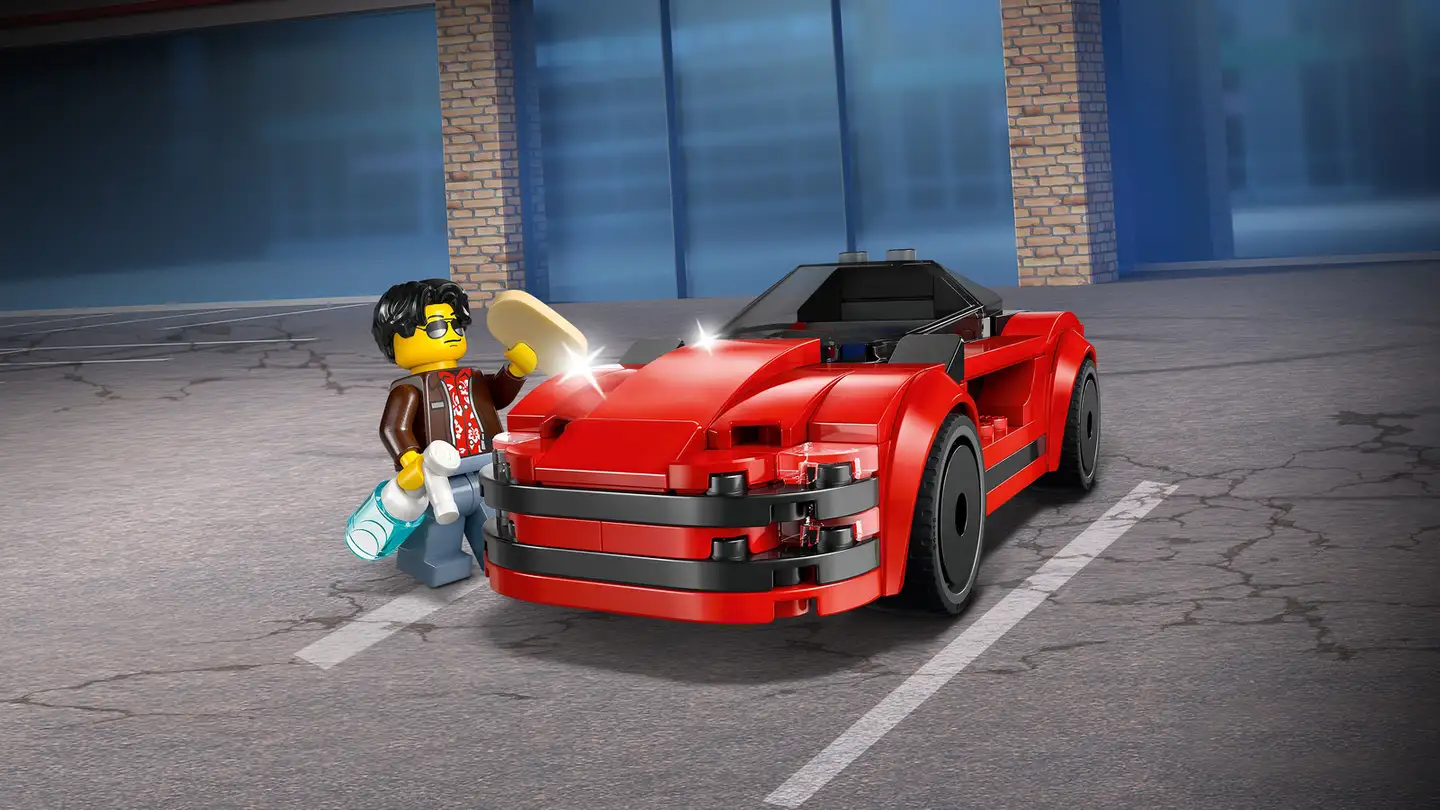 LEGO® City Great Vehicles 60448 Punainen urheiluauto - 9