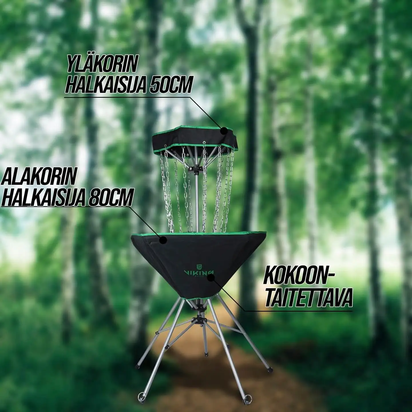 Viking Discs frisbeegolfkori Raid - 4