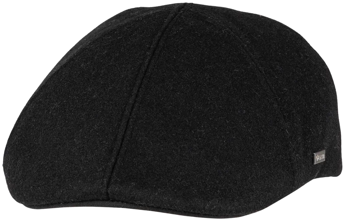 Salon miesten lakki Macon 56 Wool flat cap - MUSTA - 1